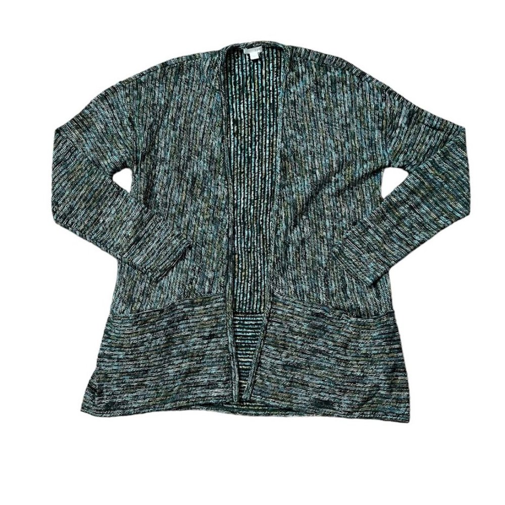 J. Jill Open Front Knit Cardigan Size M